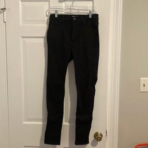 10 inch high rise madewell black jeans. Size 27